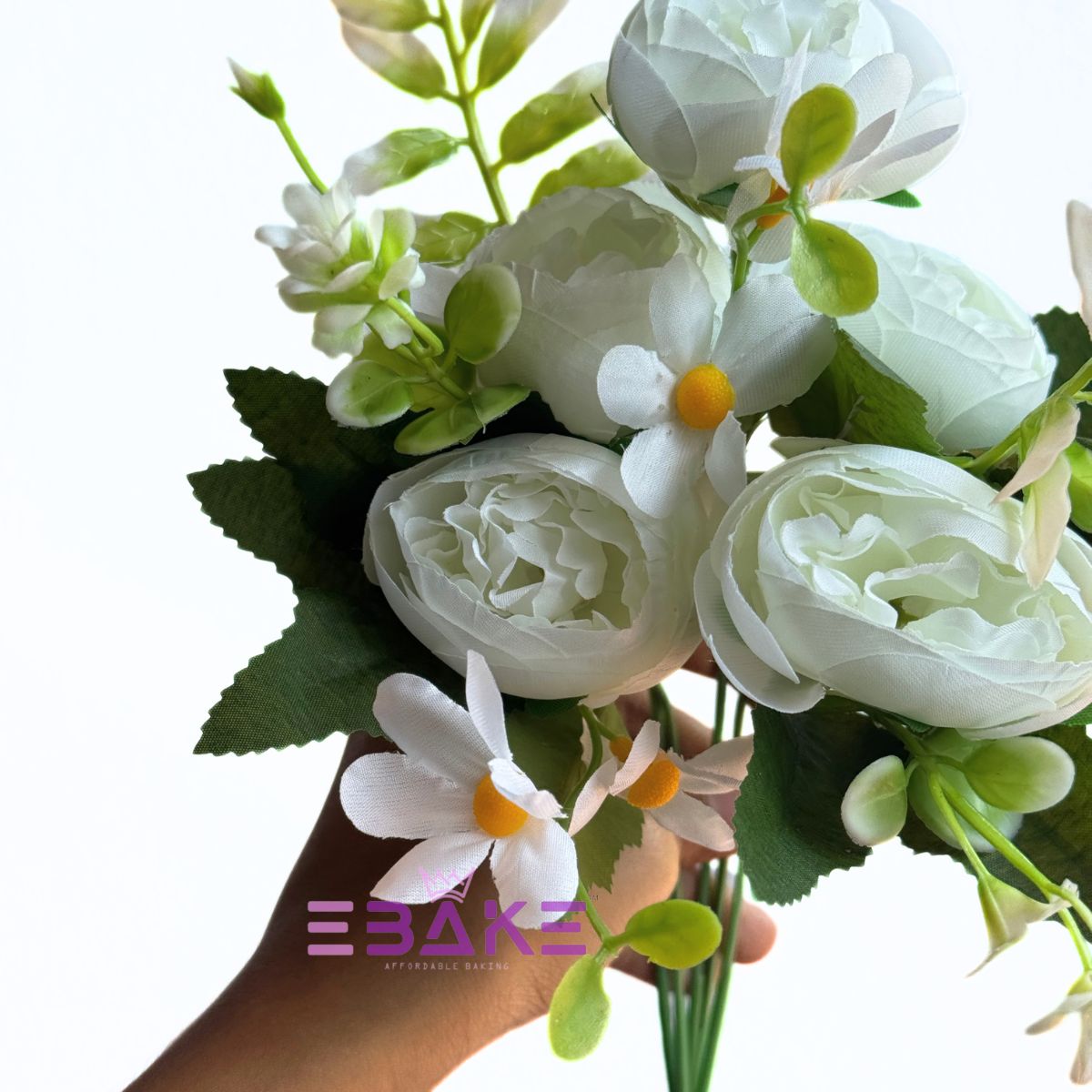 A1967 Peony Bunch With Fillers (White)