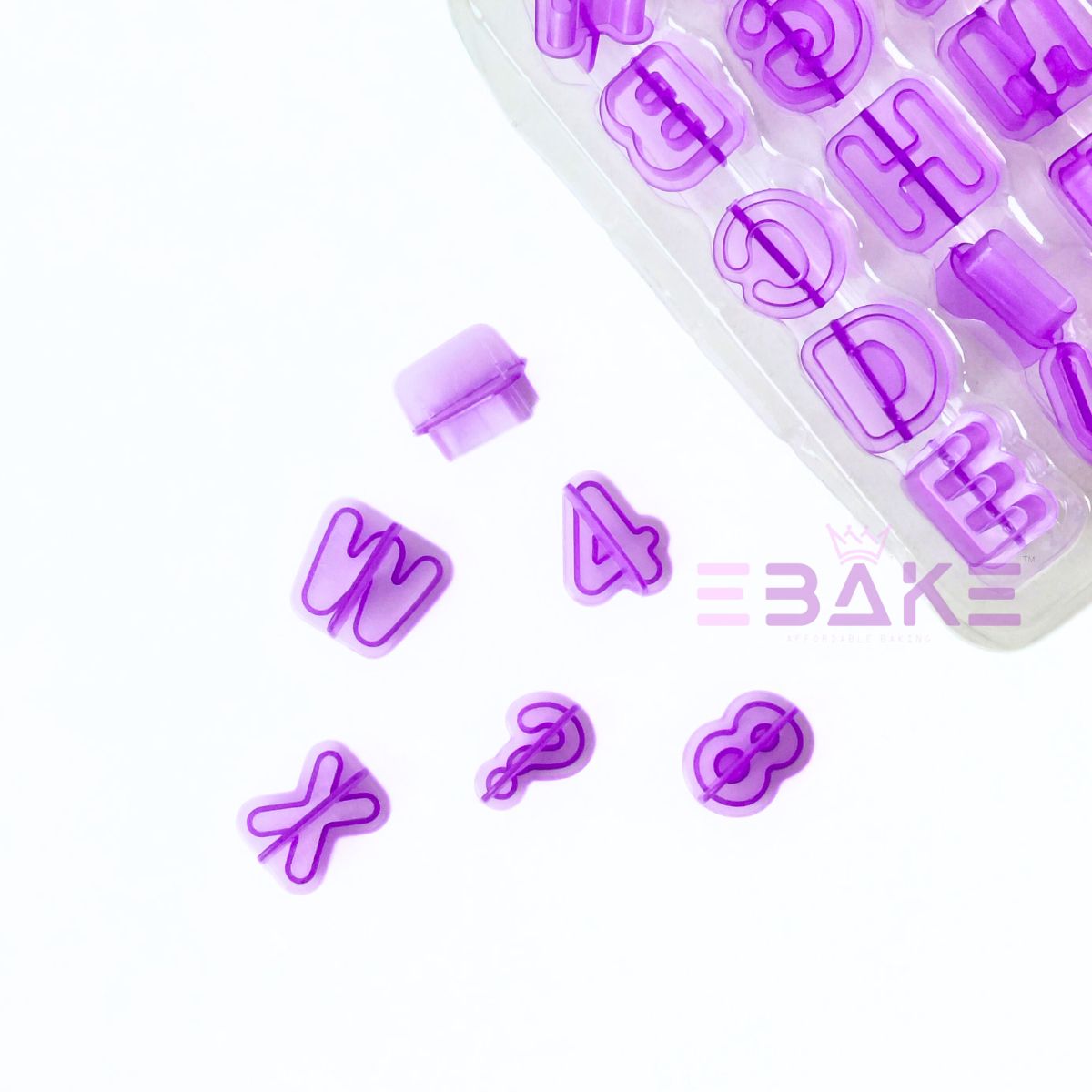 40 Pieces Alphabet, Number & Symbol Cookie Cutter