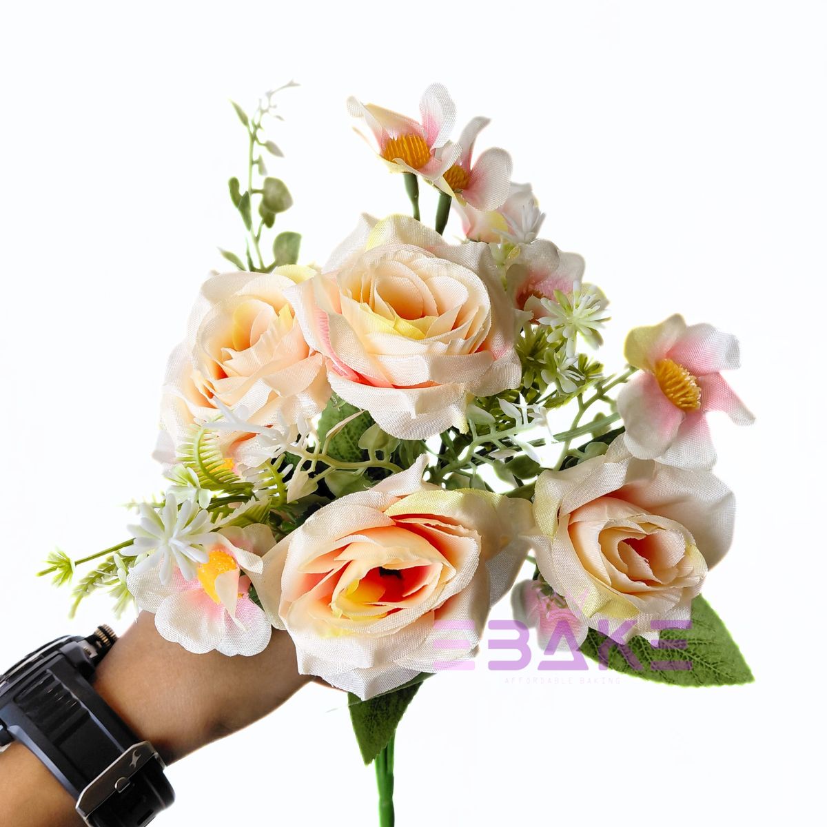 A1869 Rose Bunch With Fillers (4 Roses & Fillers)