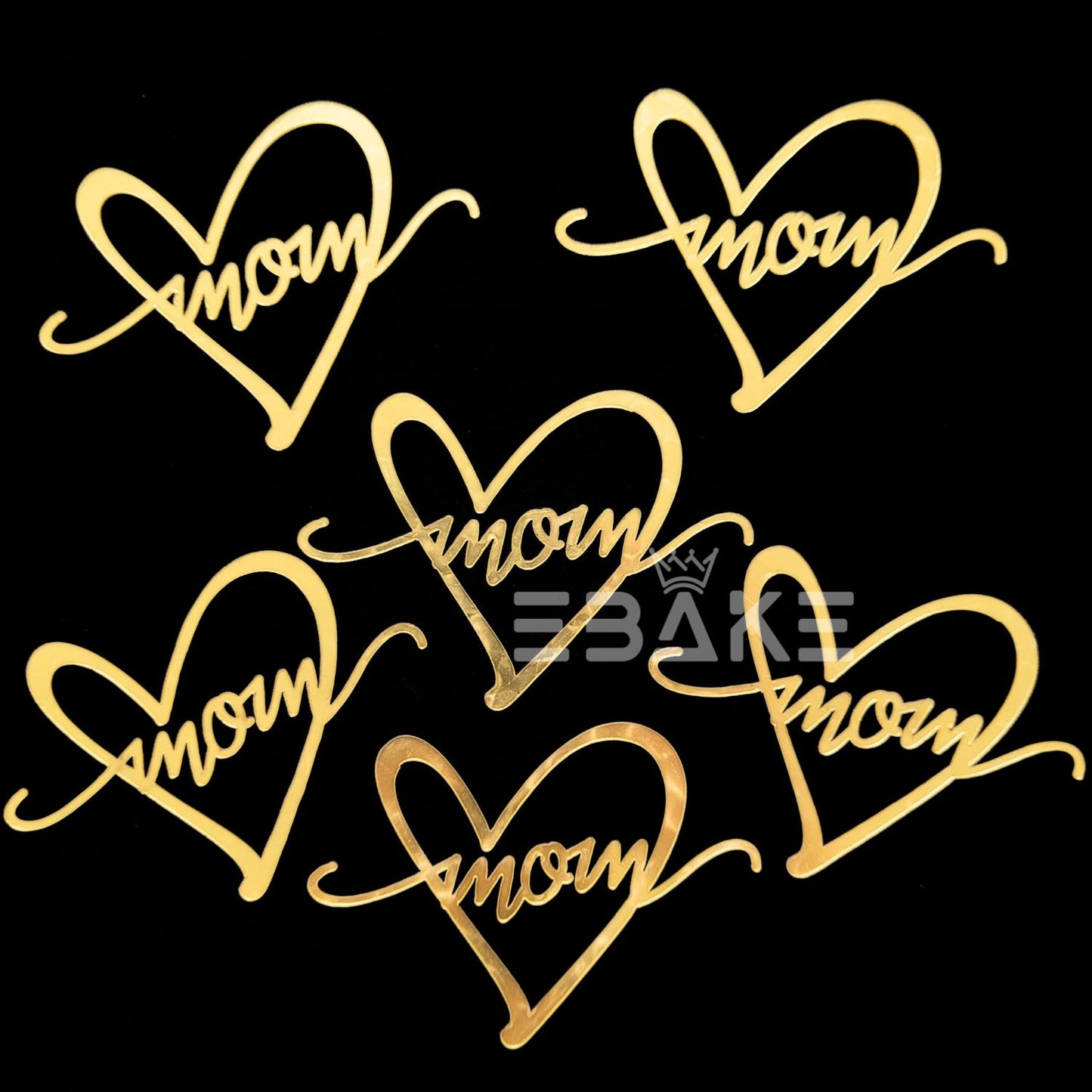 Mom Cutout (Set of 6 Pieces) 3 Inches