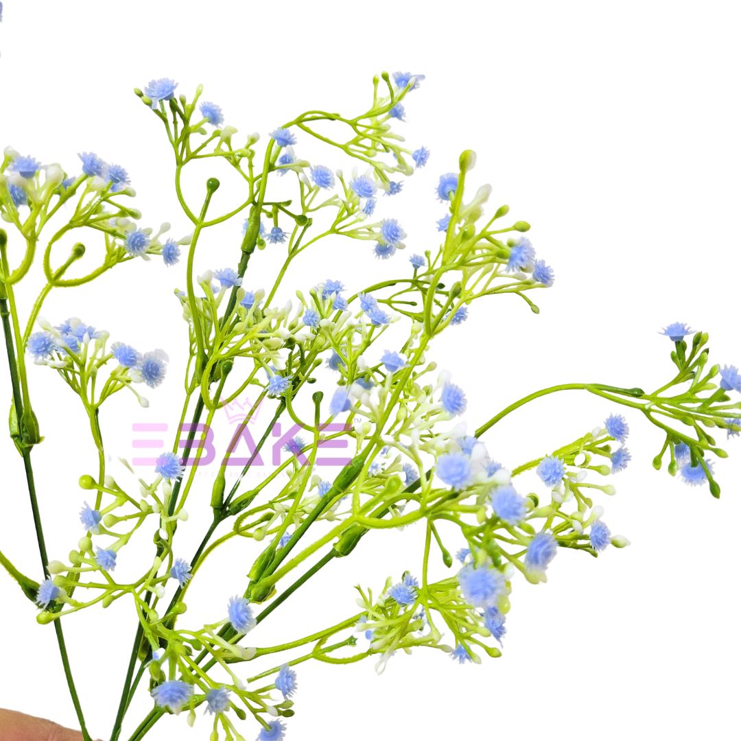 A1353 Artificial Baby's Breath Filler Bunch - Blue