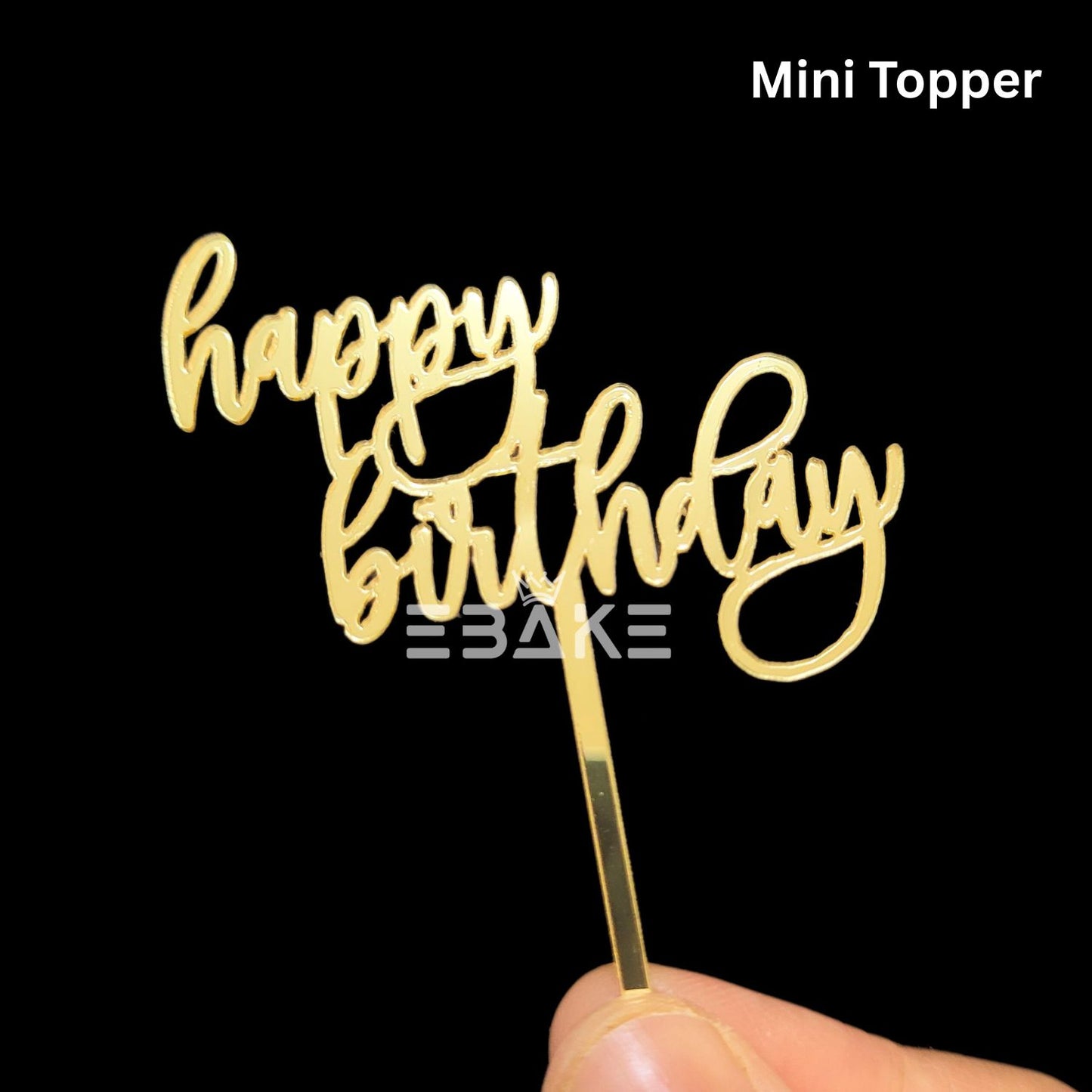 Happy Birthday Mini Topper