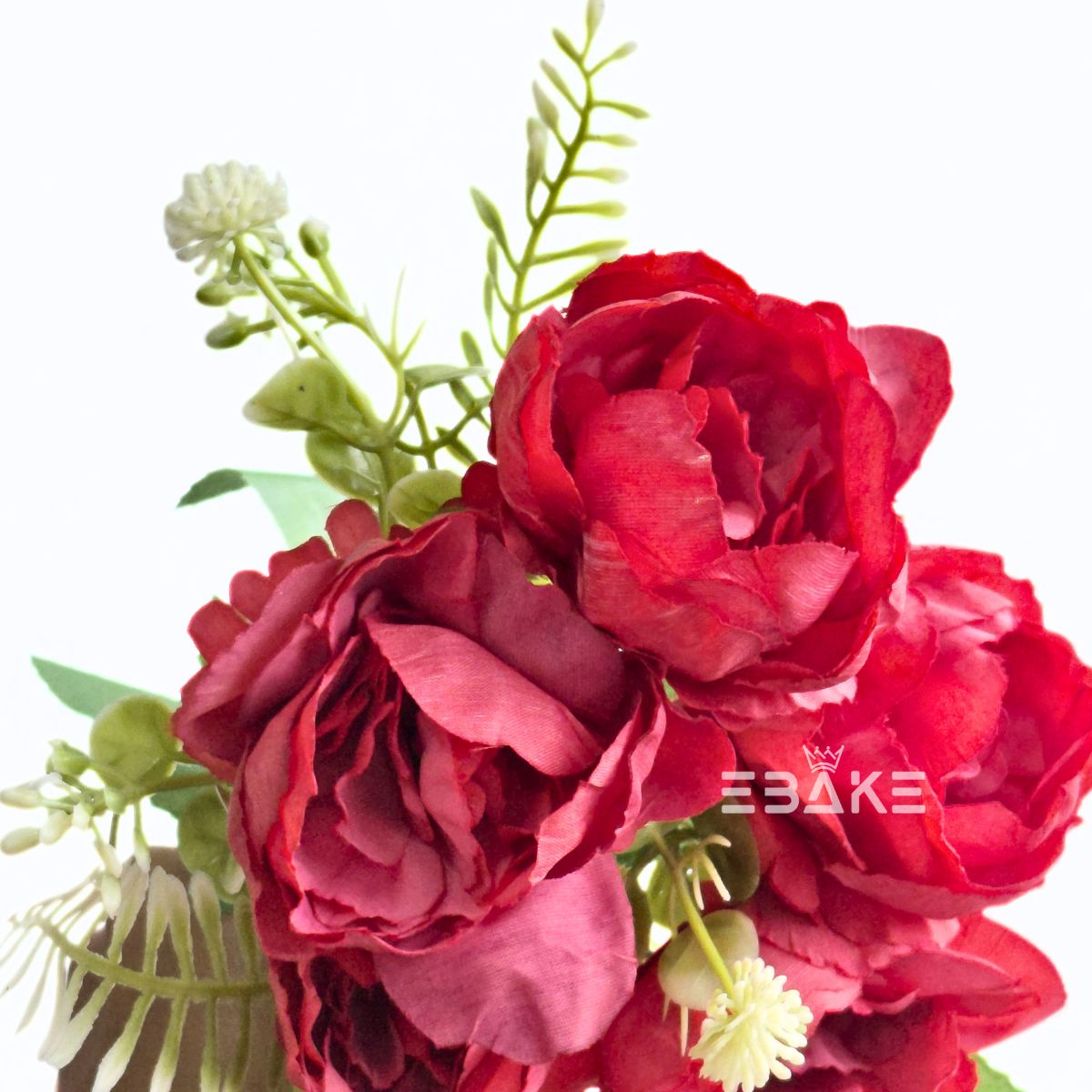 A2041 Peony Bunch with Fillers (Red)