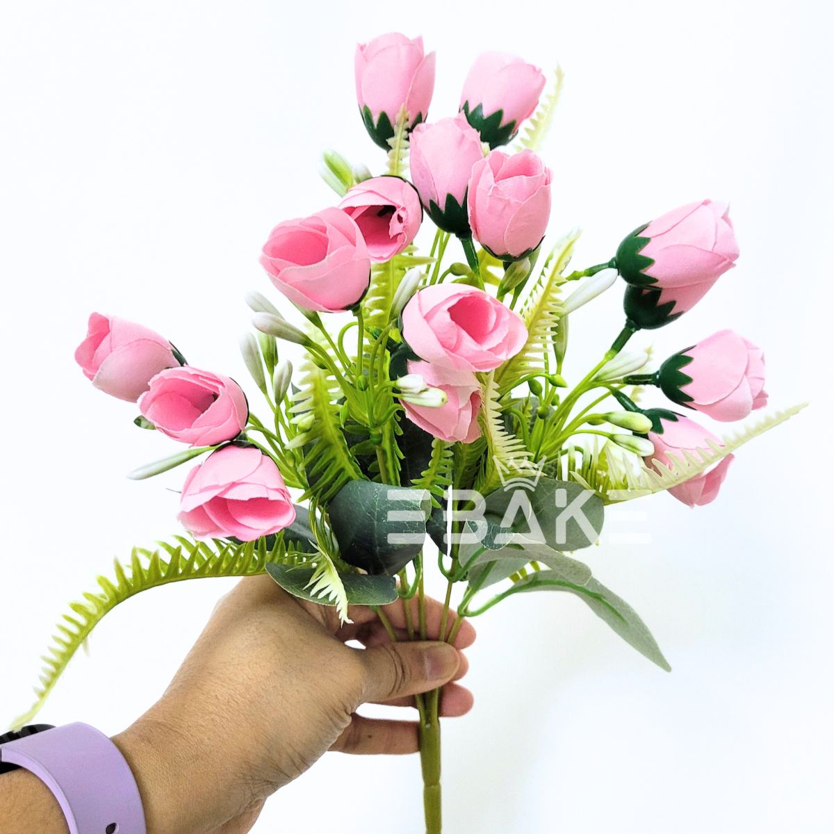 A1613 Pink Nano Peony Bunch With Fillers