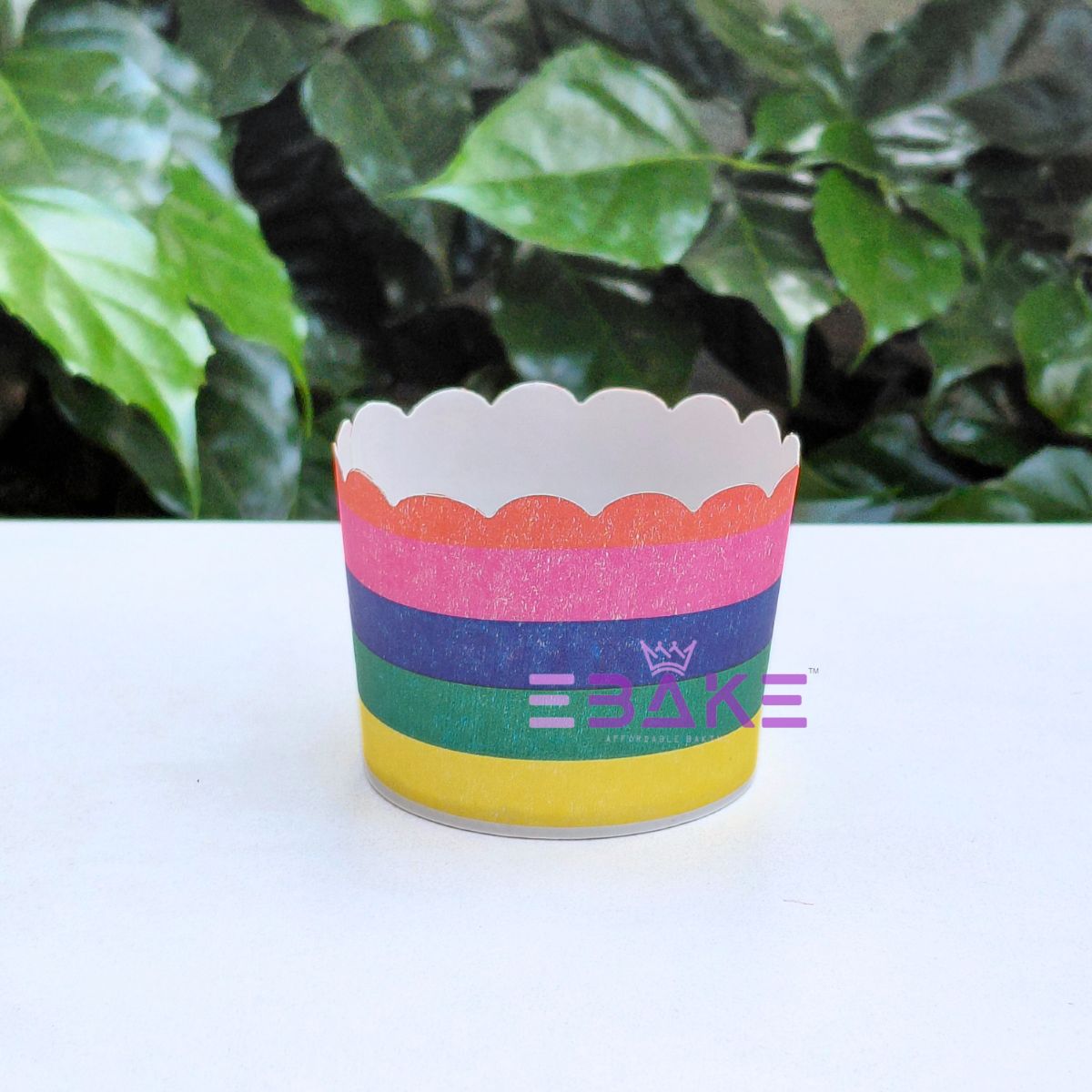 Printed Paper Muffin Cup - Set Of 50 Pieces