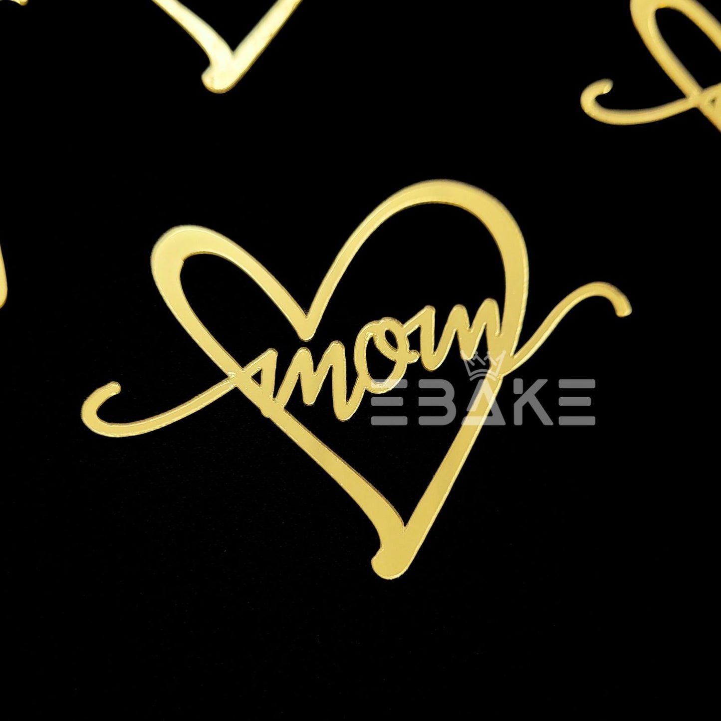 Mom Cutout (Set of 6 Pieces) 3 Inches