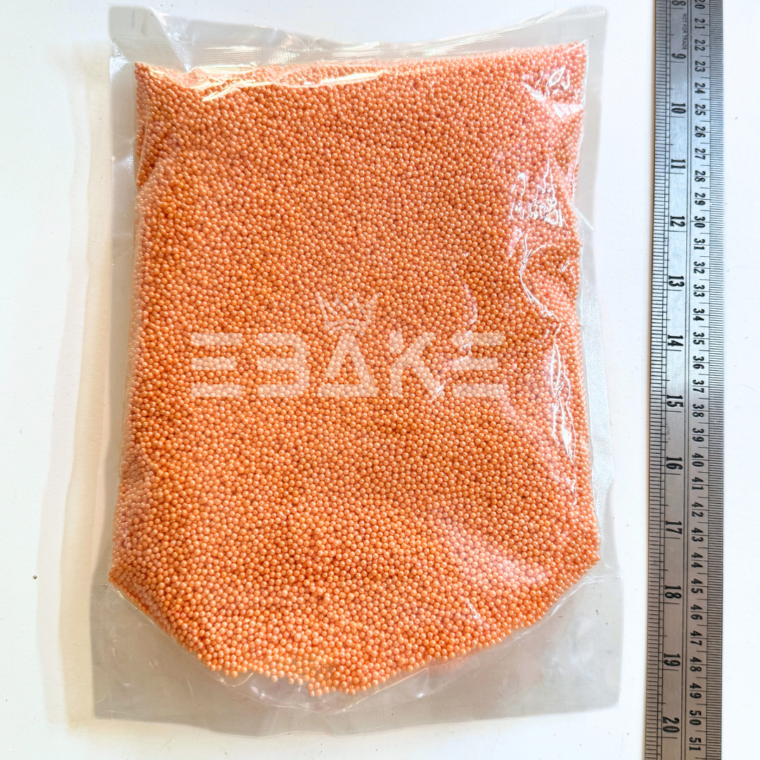 Orange Sugar Balls (Sprinkles) 2 mm