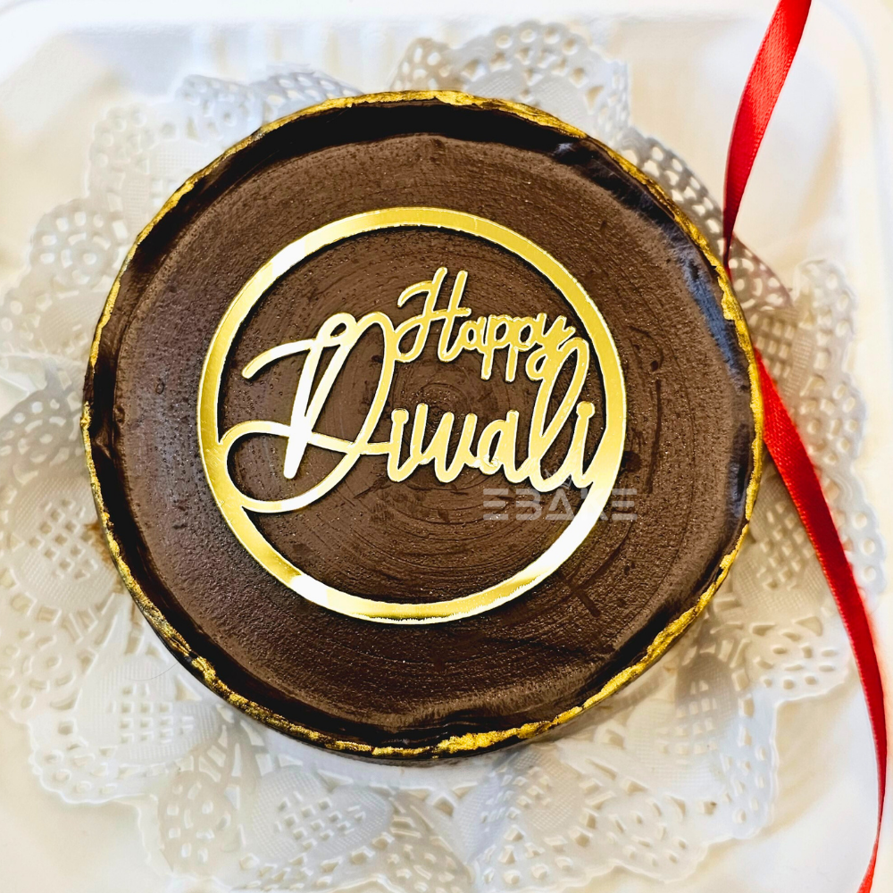 Happy Diwali 3 Inch Acrylic Cutout (Set of 3) A591