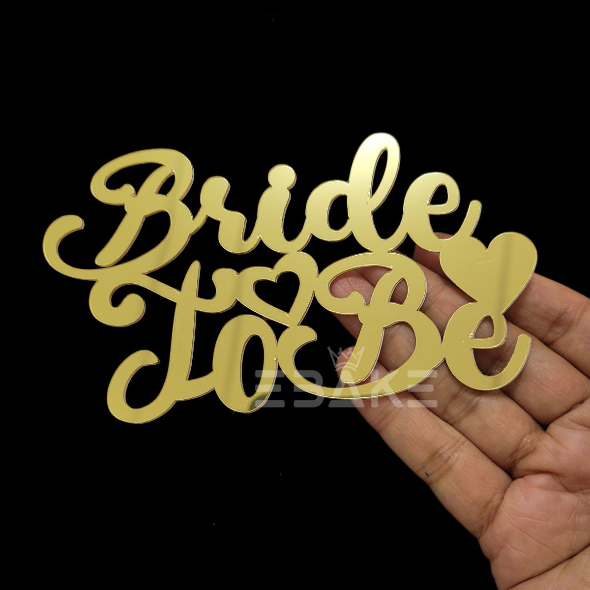 Bride to be Cutout (Cake Charm)