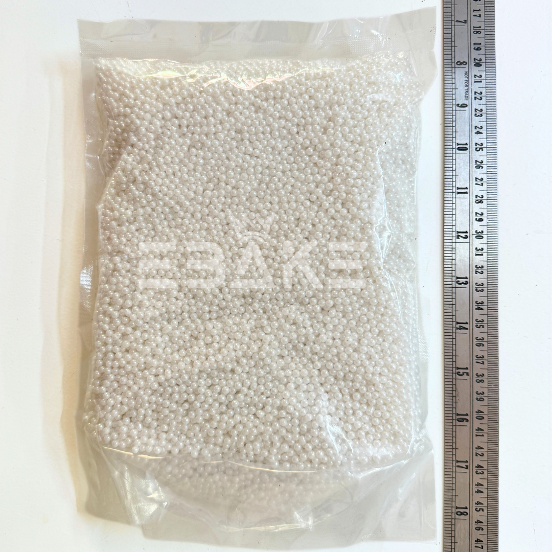 White Sugar Balls (Sprinkles) 4 mm