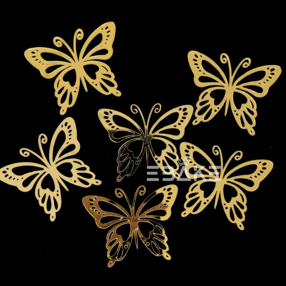Acrylic Butterflies Set (6 Pieces)