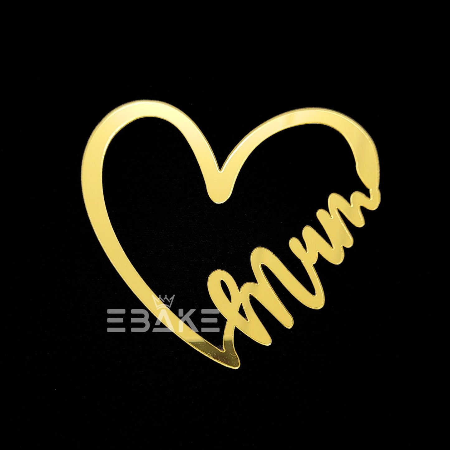 Mum Cutout 3 Inches Single Piece