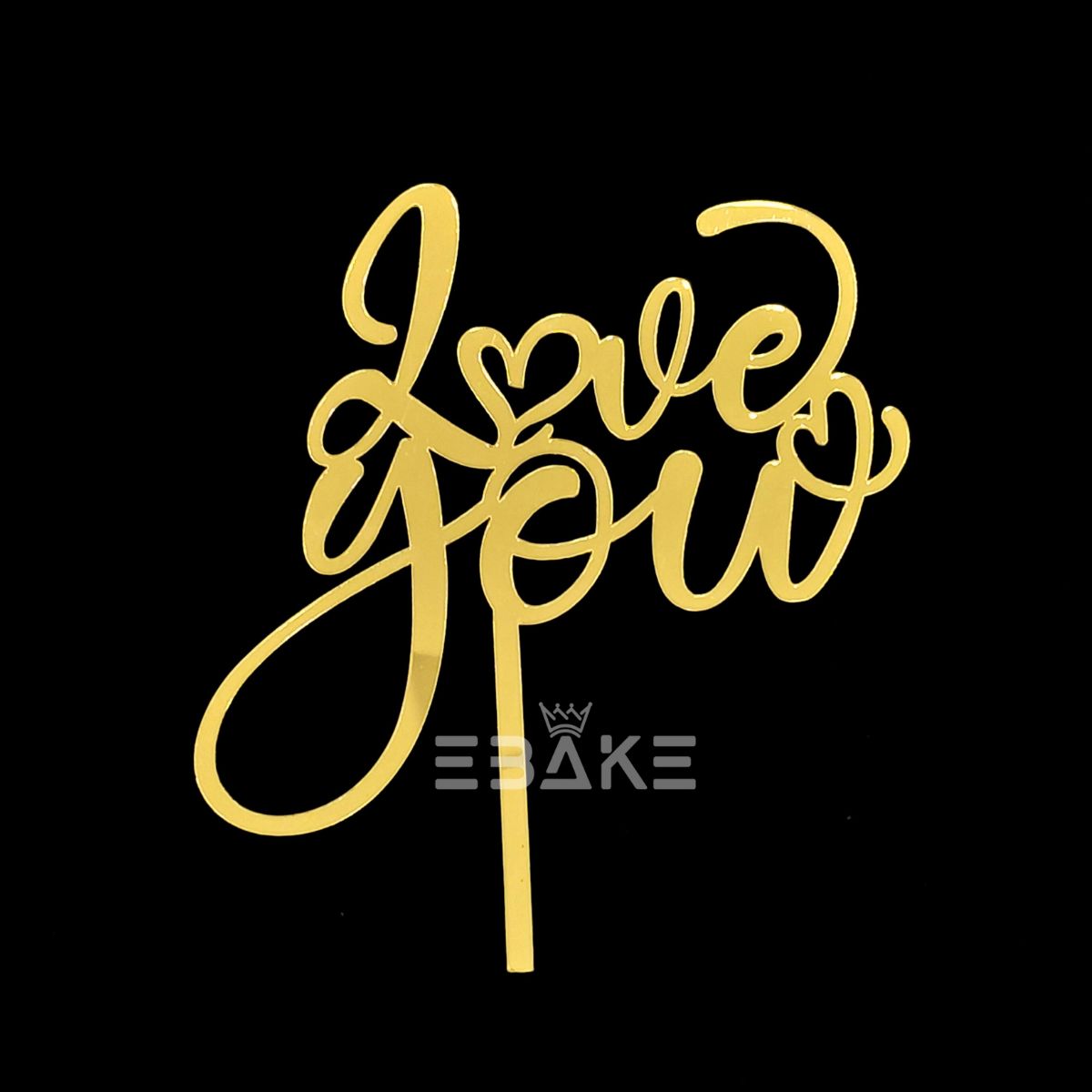Love You Cake Topper