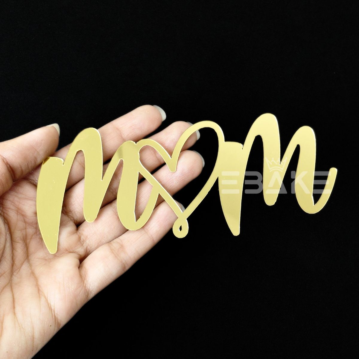 Mom Cutout 5 Inch (Golden)