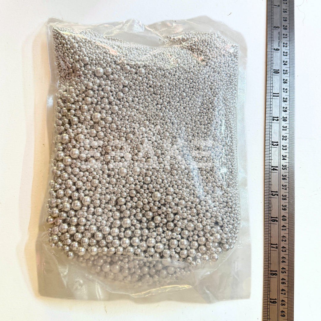 Silver Sugar Balls (Sprinkles) Mix