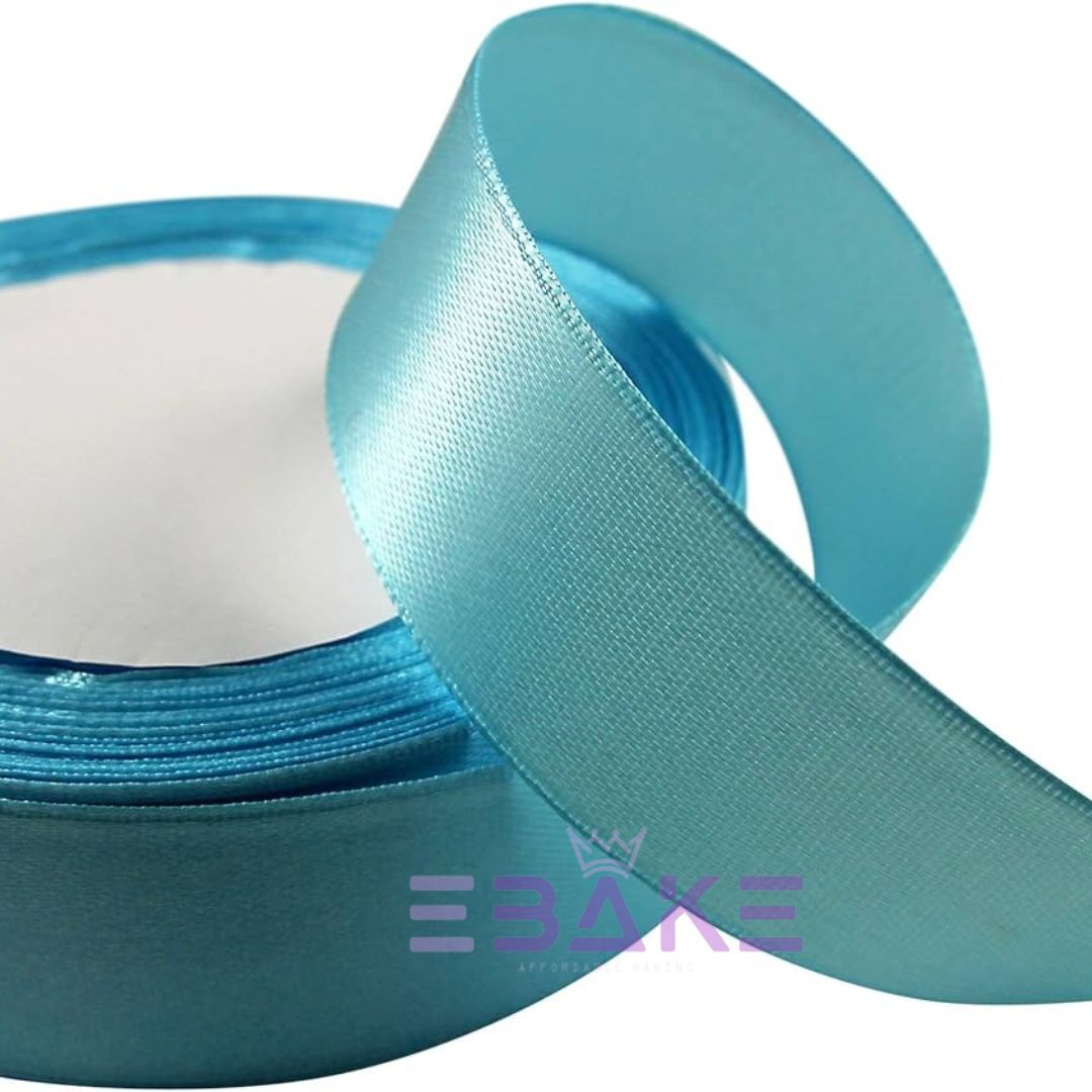 Blue Satin Ribbon 1 Inch (Single Piece)