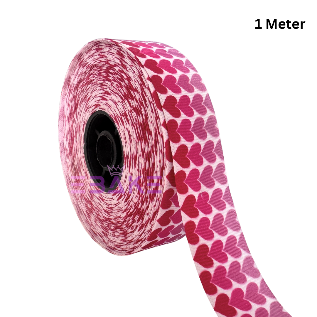 Red Heart Printed Grosgrain Ribbon