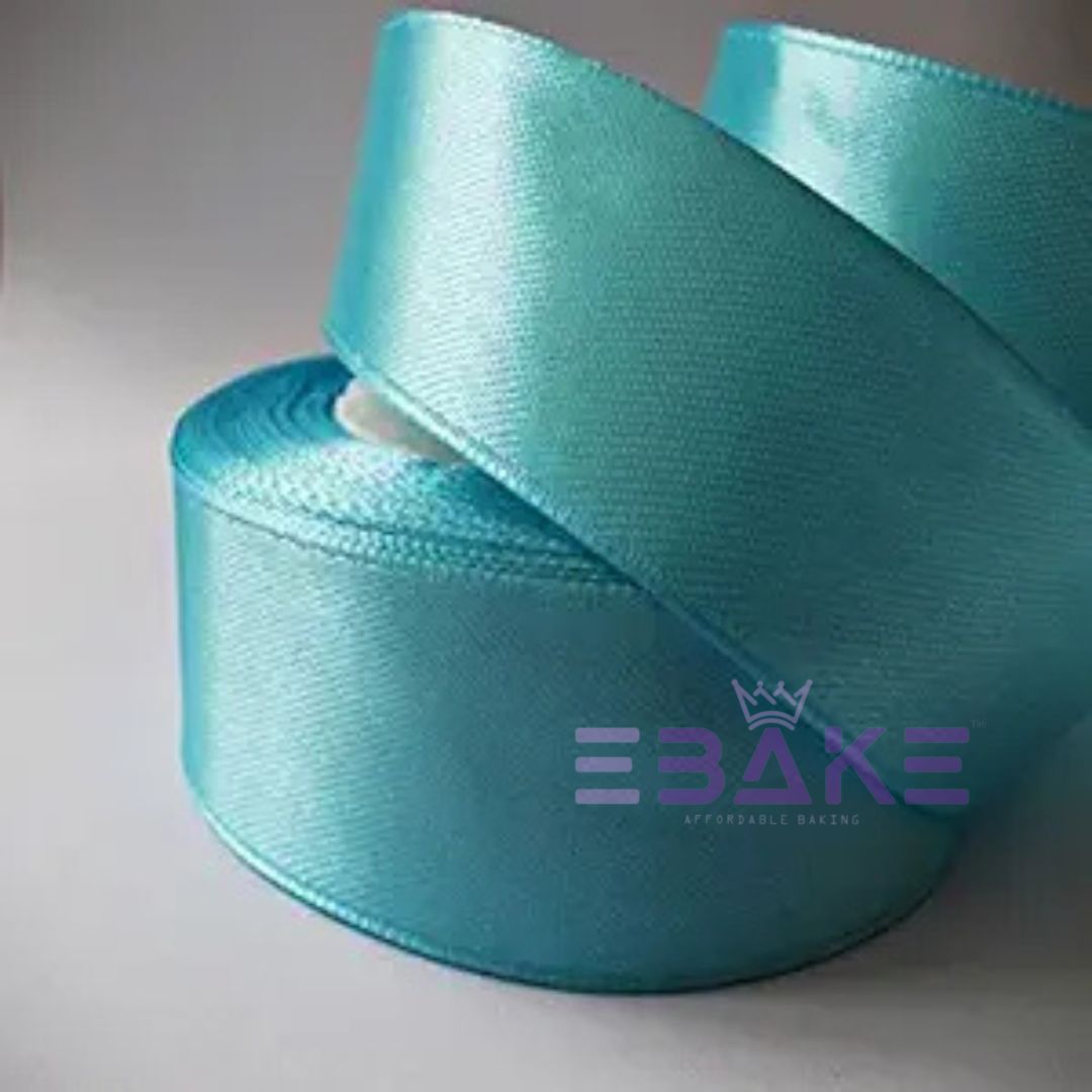 Blue Satin Ribbon 1 Inch (Single Piece)