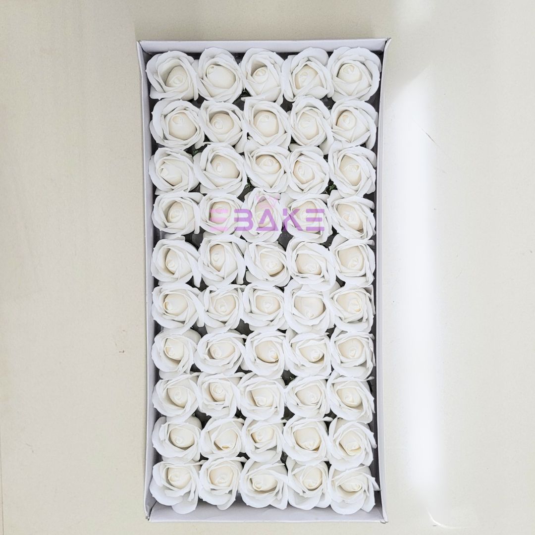 Scented Rose - White Full Box (50 Pieces)