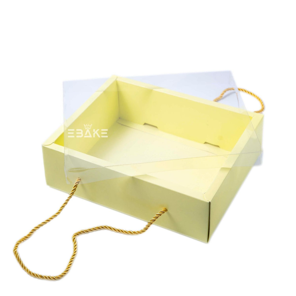 Hamper Box With Transparent Lid (Set of 2)10*8*3