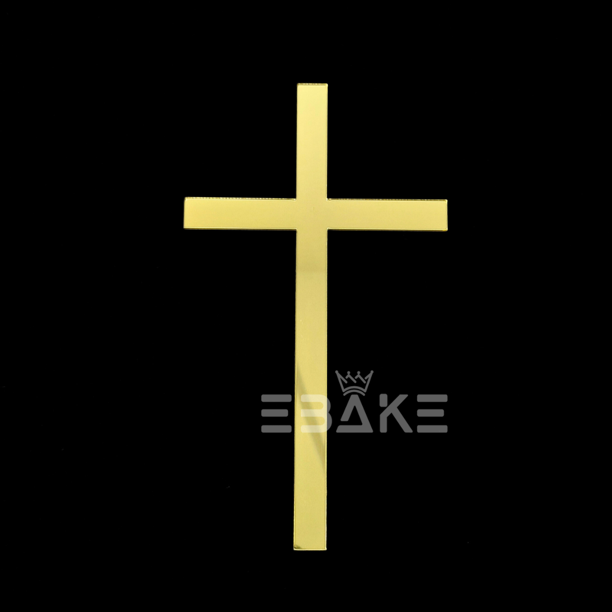 5" Cross Cake Topper for Baptism, First Holy Communion (10 Pieces Set)