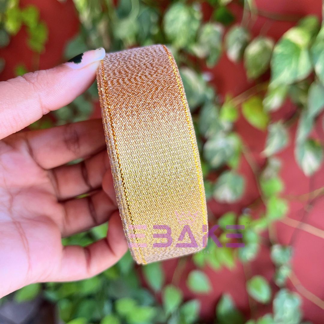 Golden Tissue Ribbon 1 Inch