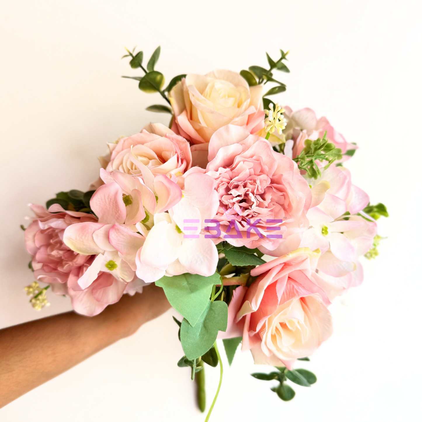 A1465 Premium Mixed Flower Bunch (Rose, Peony & Hydrangea With Fillers)