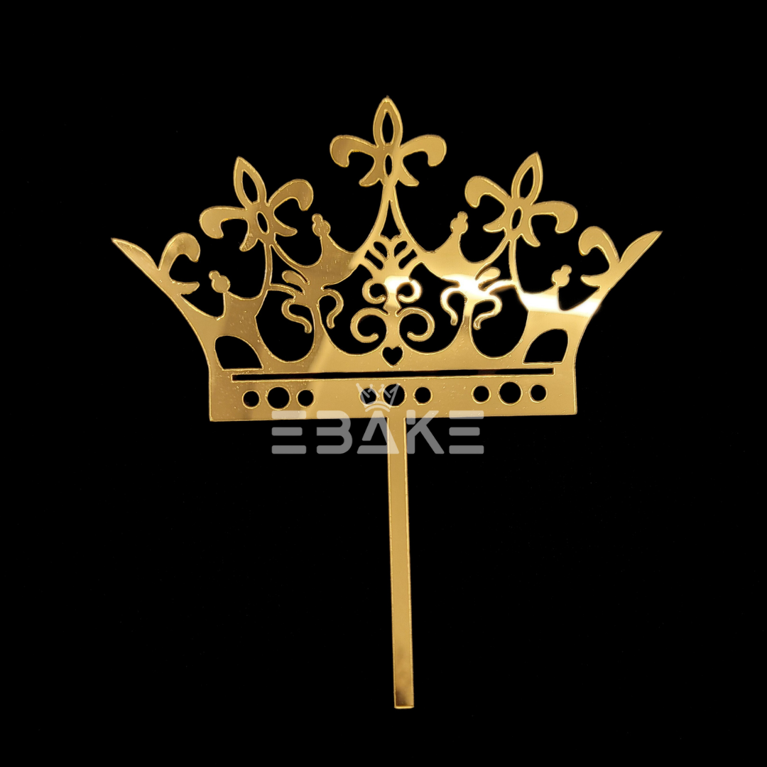 Crown Cake Topper Acrylic