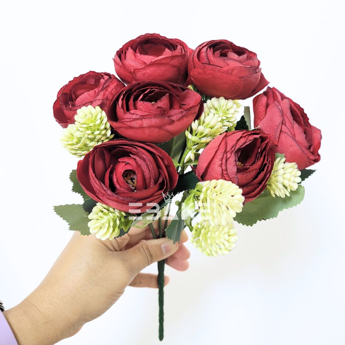 A1684 Peony Bunch With Fillers (Red)