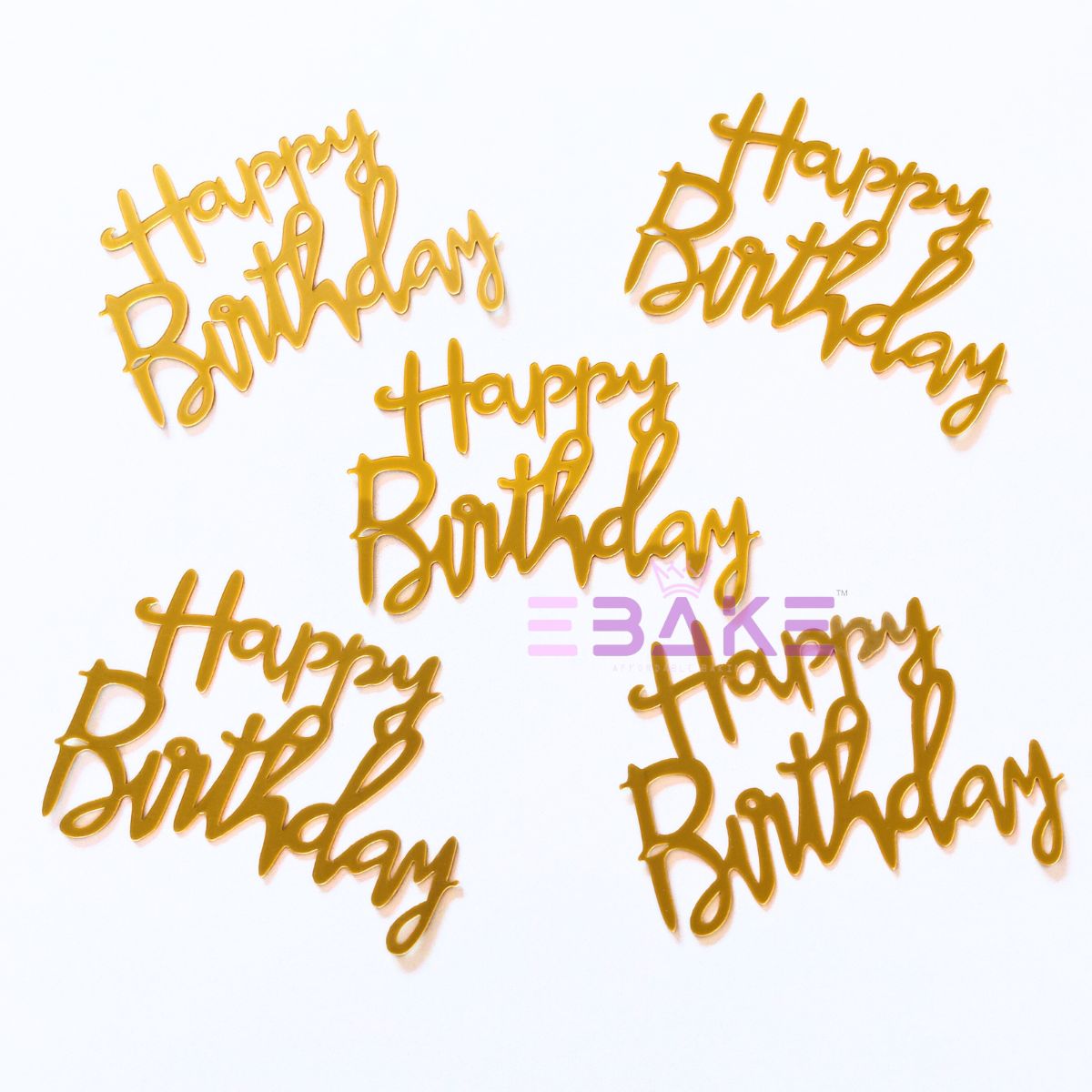Happy Birthday Cutout (Set of 10)
