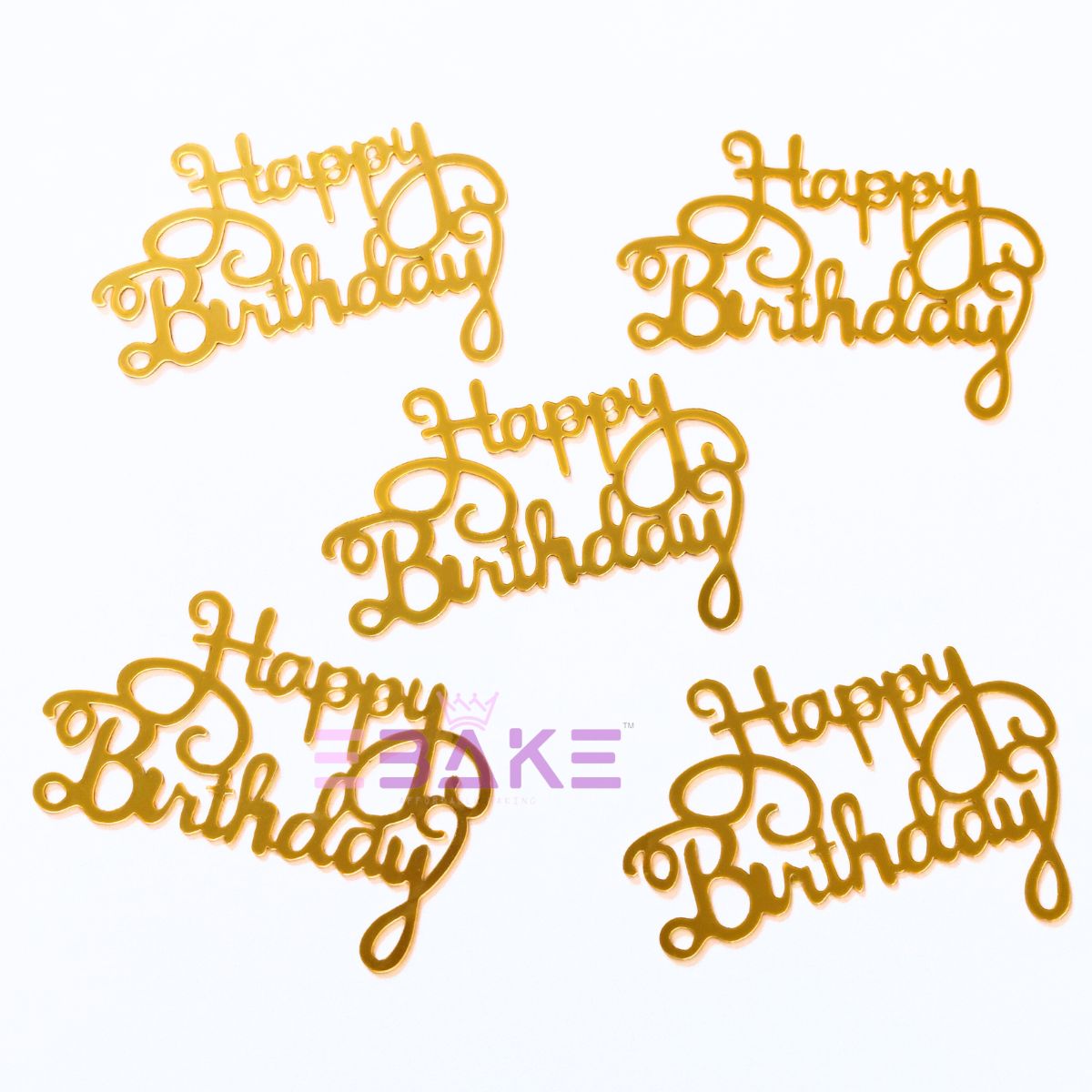 Happy Birthday Cutout (Set of 10)