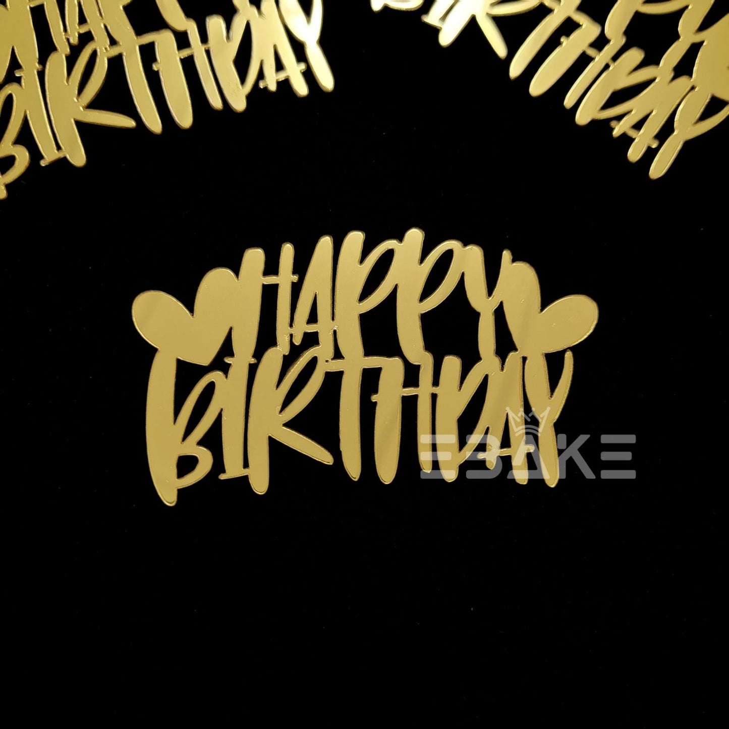 Mini Happy Birthday Cutout (Set Of 6)