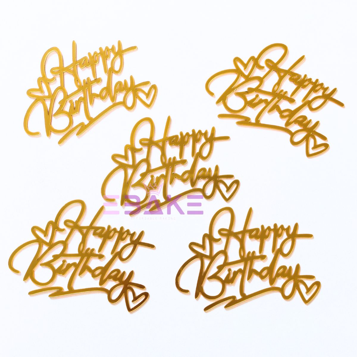 Happy Birthday Cutout (Set of 10)