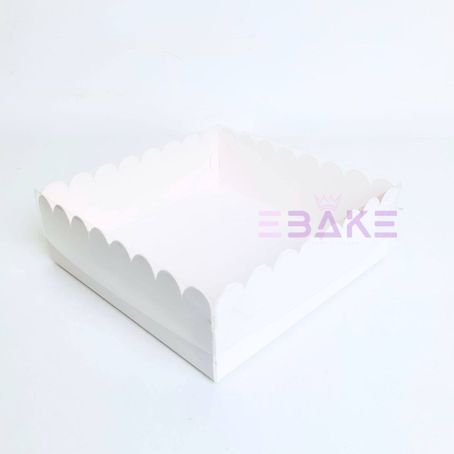 4 Piece Brownie Box With Transparent Lid