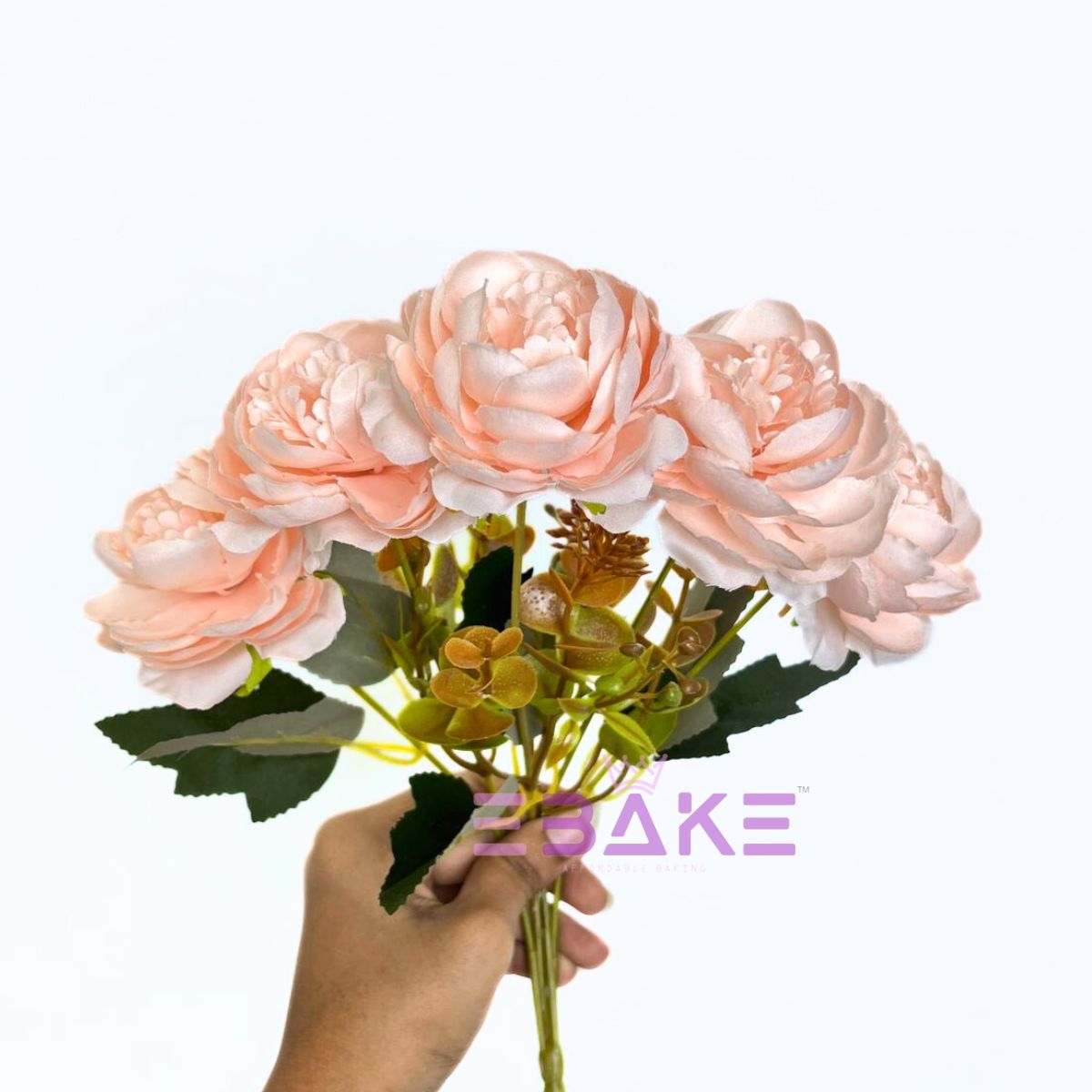 A1769 Peony Bunch With Fillers (Pinkish Peach)