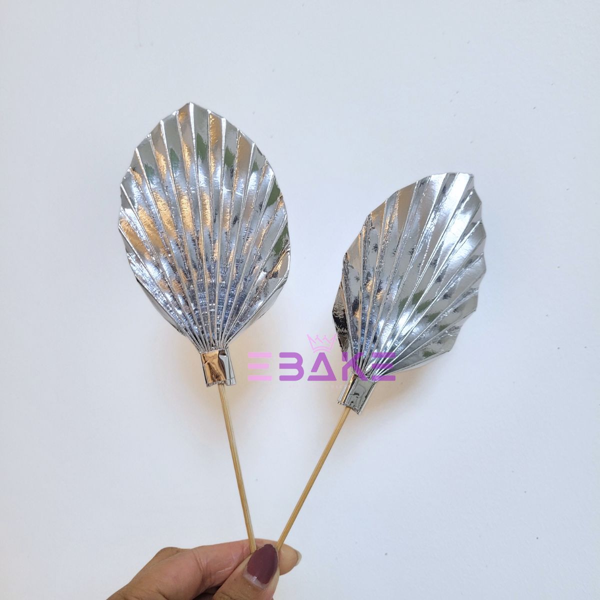 Artificial Paper Palm leaf (Set of 2 Pieces)