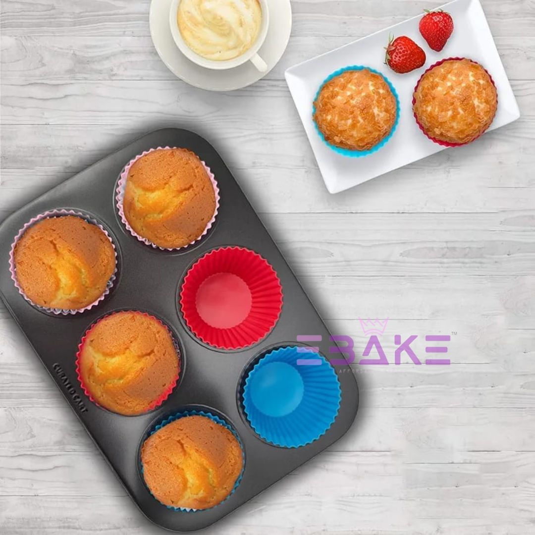 6 Cavity Non Stick Cupcake Mould / Muffin Tray