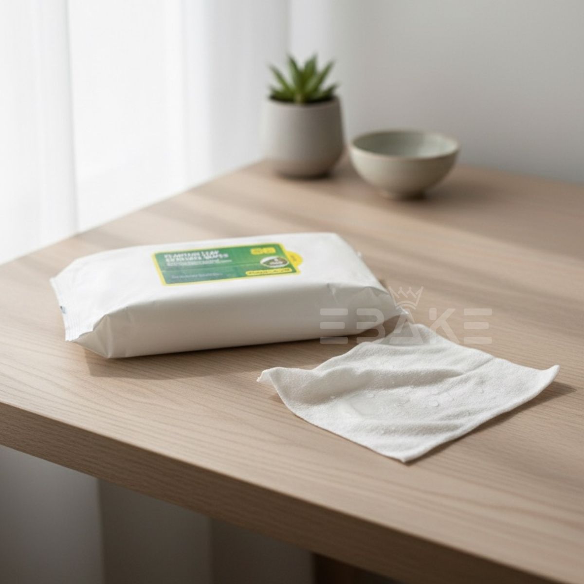 Disposable Bio Degradable Cleansing Wet Wipe (100 Wipes)