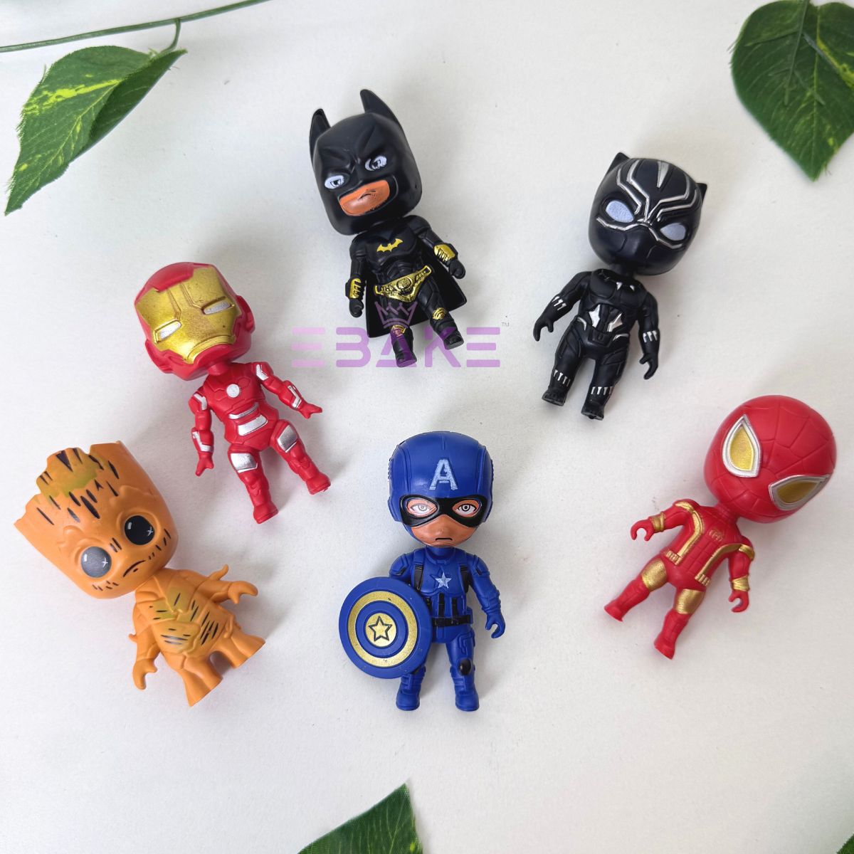 Avengers Action Heroes Figurines - 6 Pieces set