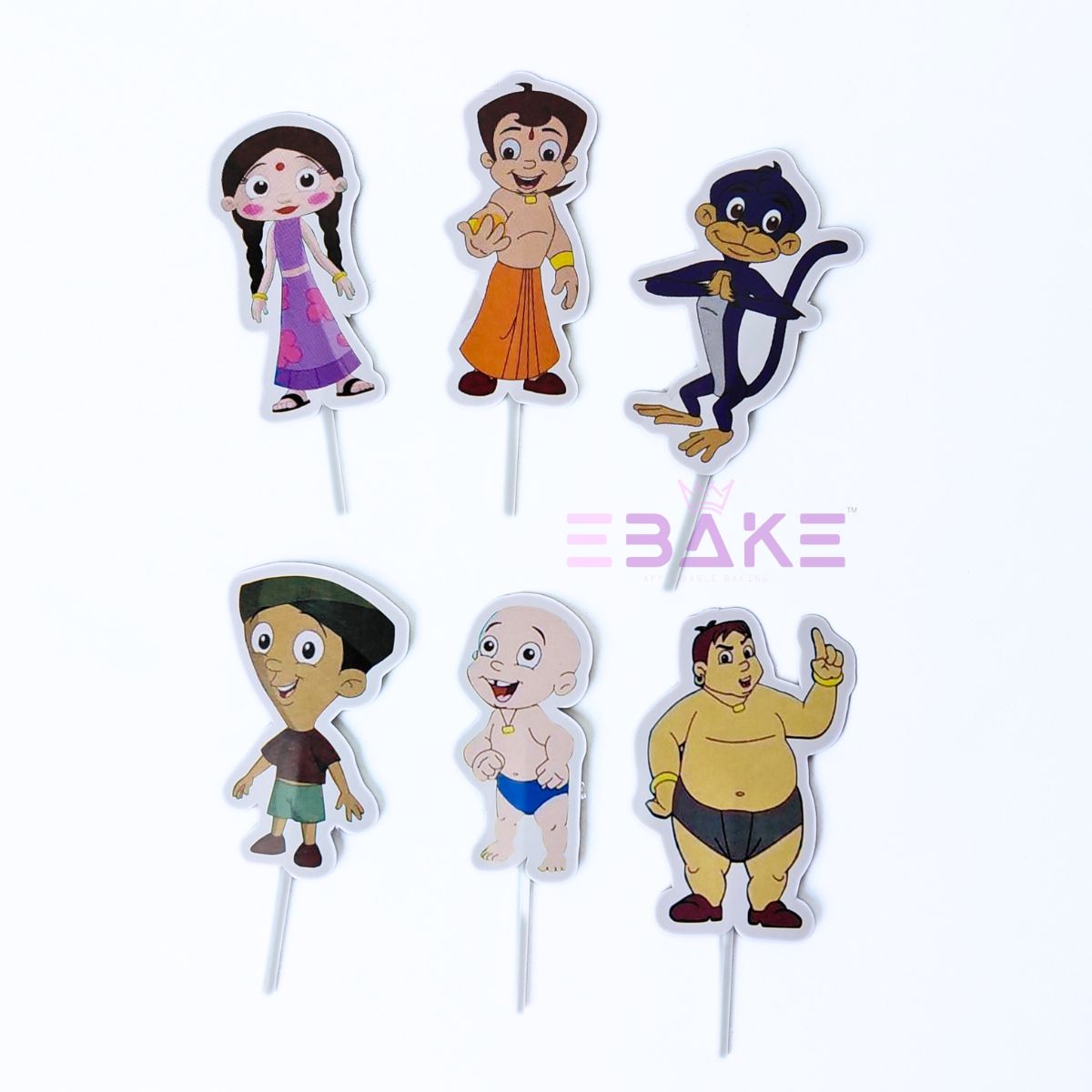 Chotta Bheem Theme Paper Topper Set