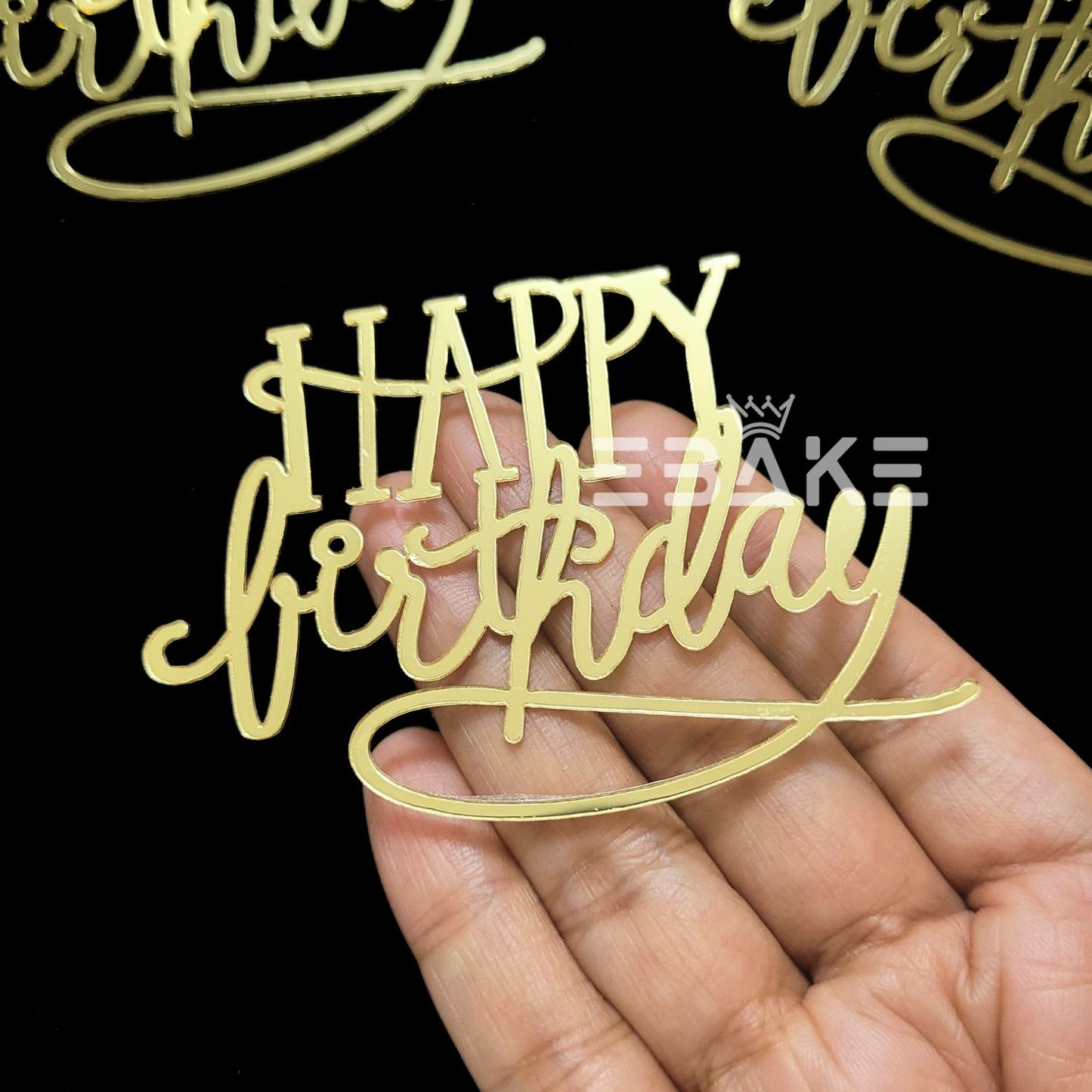 Mini Happy Birthday Cutout (Set Of 6)