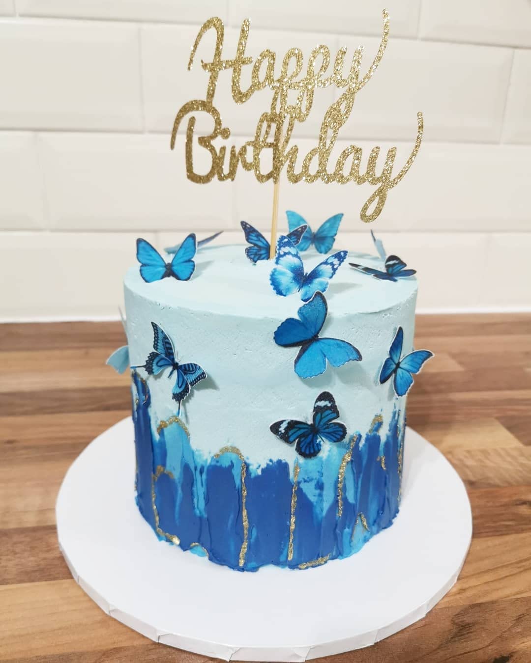 Edible Wafer Butterflies - B05 (28 Pieces