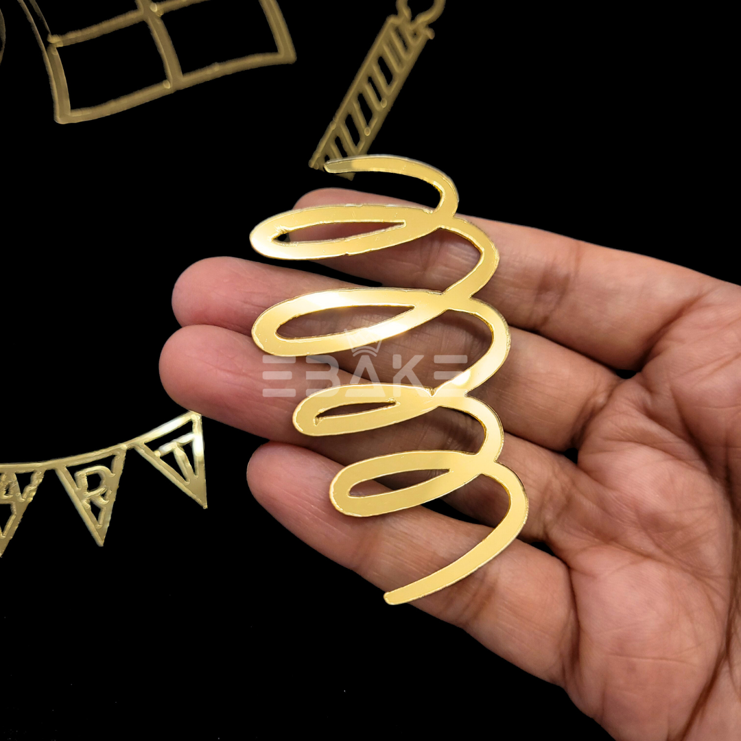 New Party Acrylic Set 3 inch (6 Pieces)