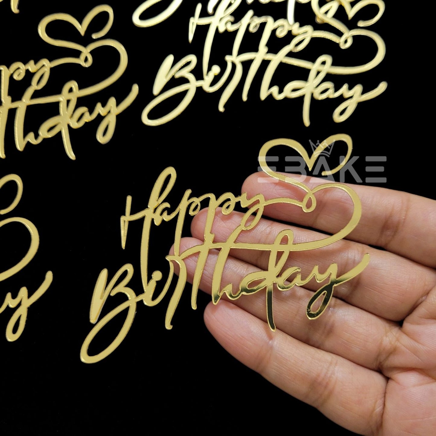 Mini Happy Birthday Cutout (Set Of 6)