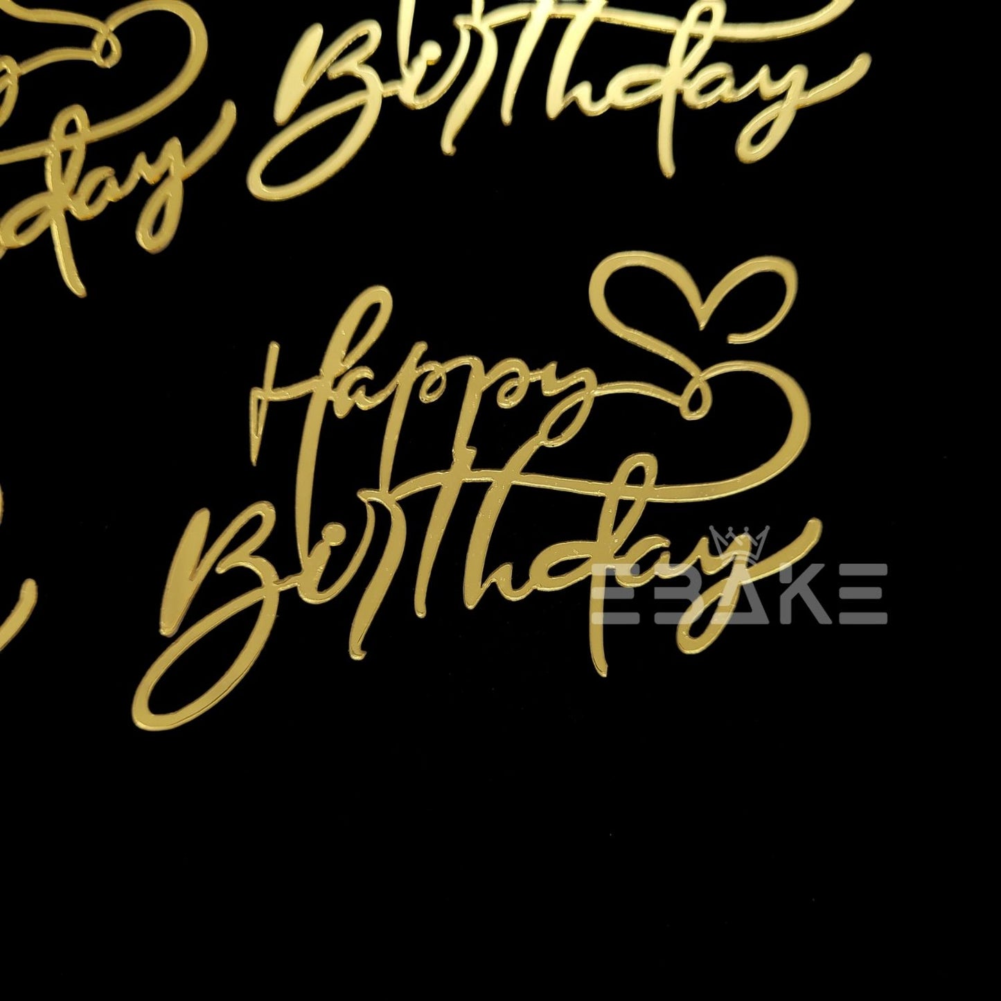 Mini Happy Birthday Cutout (Set Of 6)