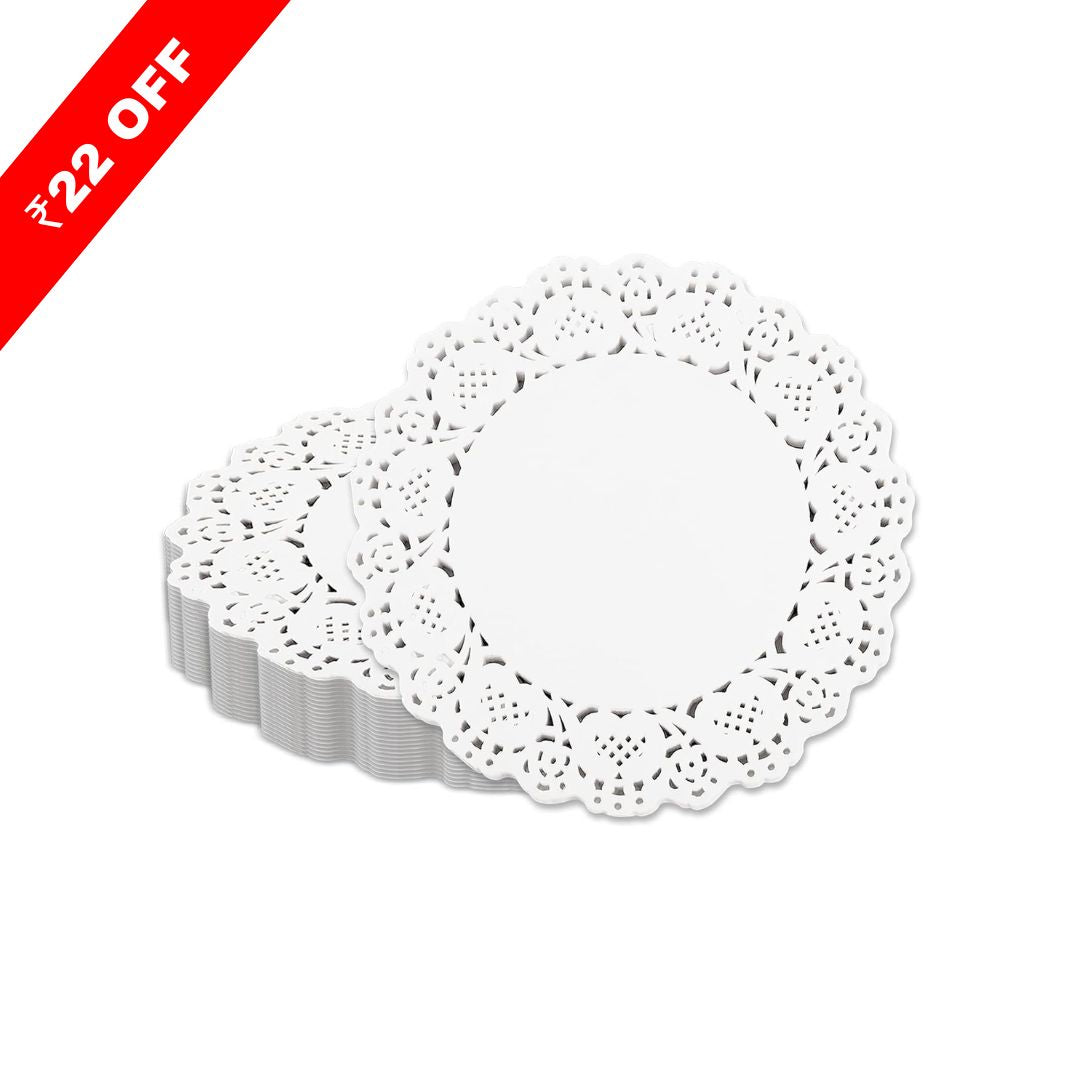 7.5" Paper Doilies - 100 pcs Pack