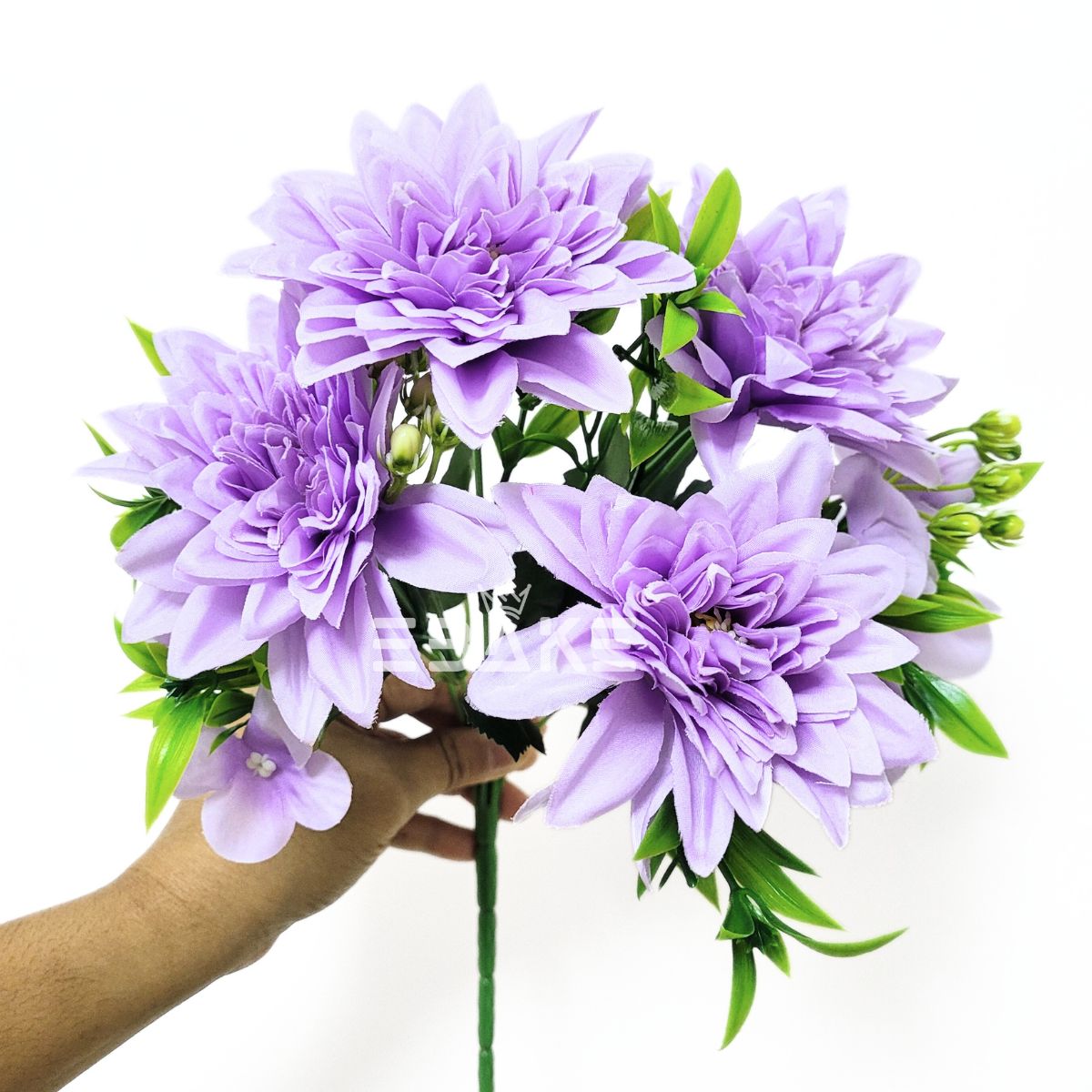A1642 Lavender Dahlia Bunch With Fillers