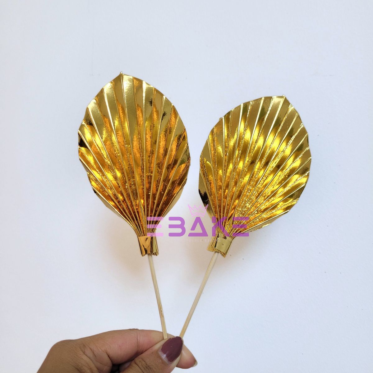 Artificial Paper Palm leaf (Set of 2 Pieces)