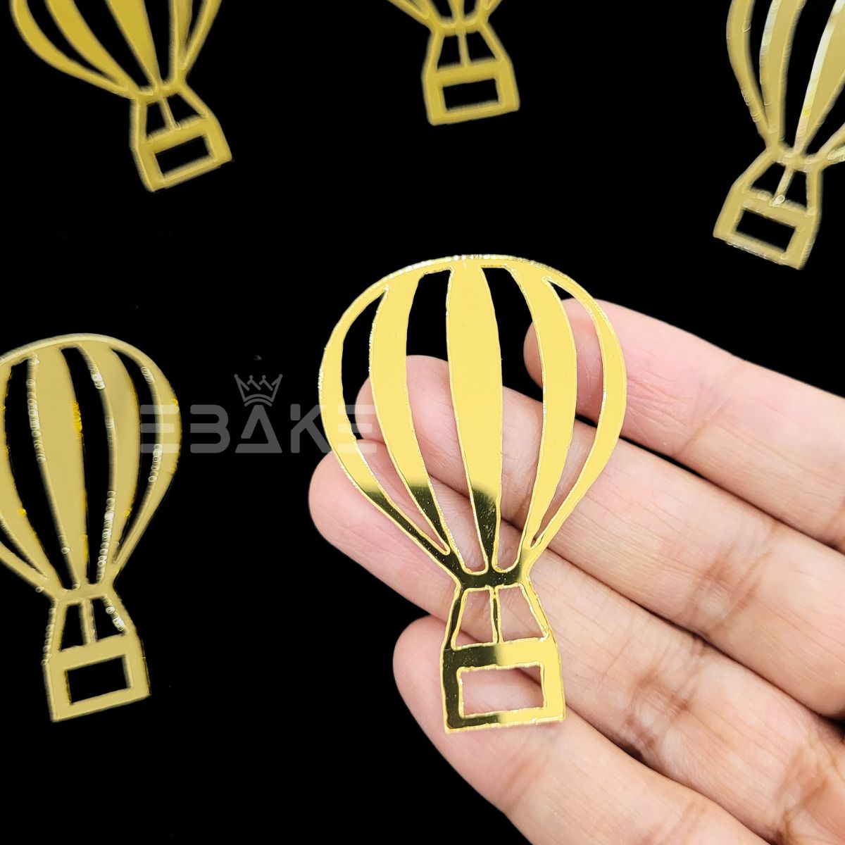 Acrylic Hot Air Balloon Set Of 6