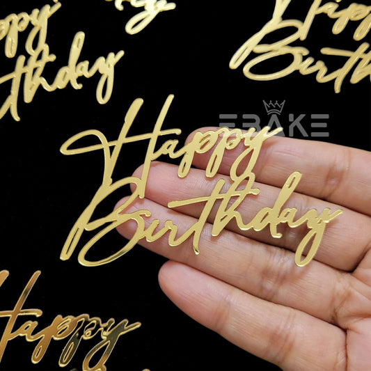Mini Happy Birthday Cutout (Set Of 6)